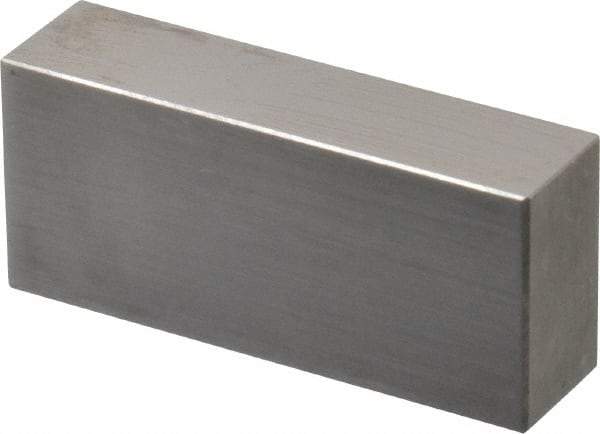 Value Collection - 0.6" Rectangular Steel Gage Block - Accuracy Grade 0, Includes NIST Traceability Certification - Industrial Tool & Supply