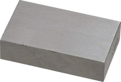 Value Collection - 0.8" Rectangular Steel Gage Block - Accuracy Grade 0, Includes NIST Traceability Certification - Industrial Tool & Supply