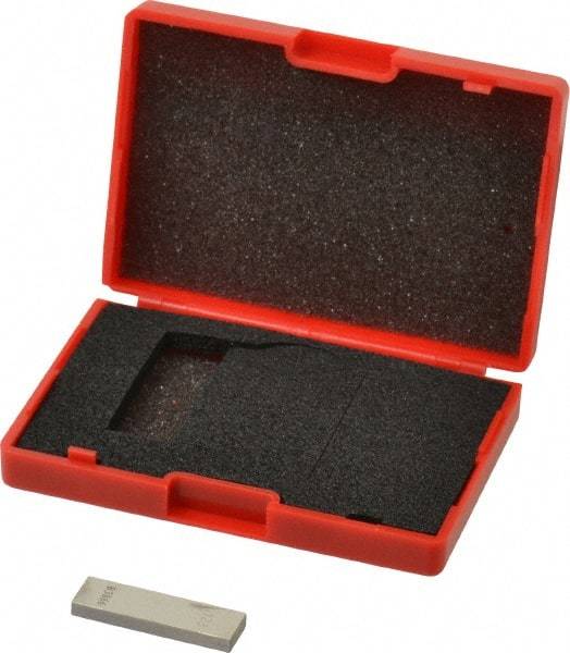 Value Collection - 0.123" Rectangular Steel Gage Block - Accuracy Grade AS-1, Includes NIST Traceability Certification - Industrial Tool & Supply