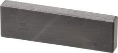 Value Collection - 0.145" Rectangular Steel Gage Block - Accuracy Grade AS-1, Includes NIST Traceability Certification - Industrial Tool & Supply