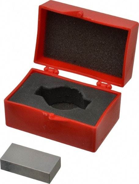 Value Collection - 0.7" Rectangular Steel Gage Block - Accuracy Grade AS-1, Includes NIST Traceability Certification - Industrial Tool & Supply