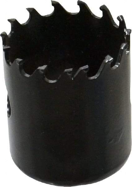 Starrett - 1-5/8" Diam, 1-5/8" Cutting Depth, Hole Saw - Carbide-Tipped Saw, Toothed Edge - Industrial Tool & Supply