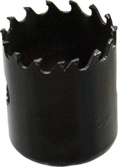 Starrett - 1-5/8" Diam, 1-5/8" Cutting Depth, Hole Saw - Carbide-Tipped Saw, Toothed Edge - Industrial Tool & Supply