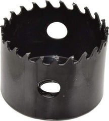 Starrett - 2-1/2" Diam, 1-5/8" Cutting Depth, Hole Saw - Carbide-Tipped Saw, Toothed Edge - Industrial Tool & Supply