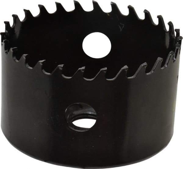 Starrett - 3" Diam, 1-5/8" Cutting Depth, Hole Saw - Carbide-Tipped Saw, Toothed Edge - Industrial Tool & Supply