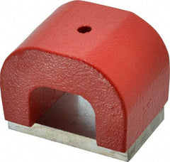 Eclipse - 1/4" Hole Diam, 2-5/8" Overall Width, 1-13/16" Deep, 1-13/16" High, Alnico Power Magnets - 1,022°Fahrenheit Max Operating Temp - Industrial Tool & Supply