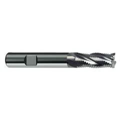 6mm Dia. - 57mm OAL - 30° Helix Bright CBD - End Mill - 4 FL - Industrial Tool & Supply