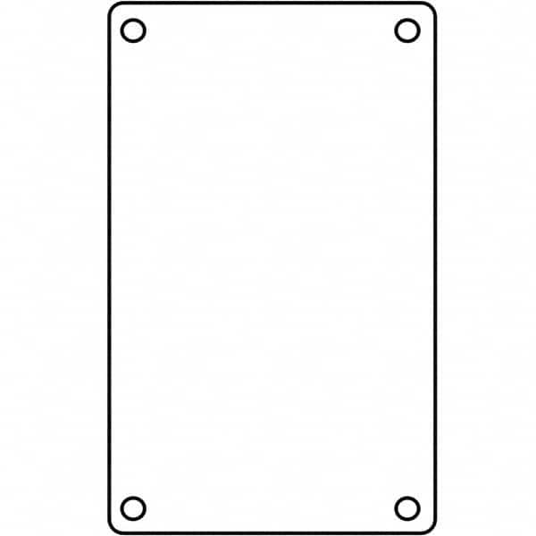 Wall Plates; Wall Plate Type: Blank Wall Plates; Wall Plate Configuration: Blank Center Panel; Shape: Rectangle; Wall Plate Size: Standard; Number of Gangs: 1; Overall Length (Inch): 4-9/16; Overall Width (Decimal Inch): 2-13/16; Overall Length (Decimal I