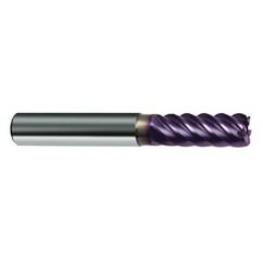 8mm Dia. - 63mm OAL - 45° Helix Firex Carbide End Mill - 6 FL - Industrial Tool & Supply