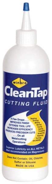 Winfield Brooks - CleanTap, 16 oz Bottle Cutting & Tapping Fluid - Water Soluble, For Machining - Industrial Tool & Supply