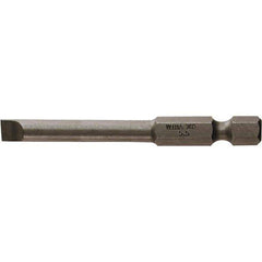 Wiha - 1/4" Power Bit - 1/4" Drive, 2-3/4" OAL - Industrial Tool & Supply