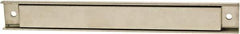 Mag-Mate - 126 Max Pull Force Lb, 12" Long x 1-1/2" Wide x 5/8" Thick, Rectangular Channel, Ceramic Fixture Magnet - 300°F Max Operating Temp, Grade 8 Ceramic, Stainless Steel Housing - Industrial Tool & Supply