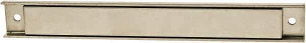 Mag-Mate - 176 Max Pull Force Lb, 18-1/2" Long x 1" Wide x 9/16" Thick, Rectangular Channel, Ceramic Fixture Magnet - 300°F Max Operating Temp, Grade 8 Ceramic, Stainless Steel Housing - Industrial Tool & Supply