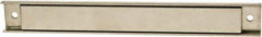 Mag-Mate - 58 Max Pull Force Lb, 6-1/2" Long x 1" Wide x 9/16" Thick, Rectangular Channel, Ceramic Fixture Magnet - 300°F Max Operating Temp, Grade 8 Ceramic, Stainless Steel Housing - Industrial Tool & Supply