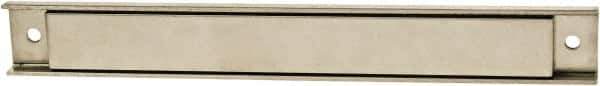 Mag-Mate - 42 Max Pull Force Lb, 4.2" Long x 1" Wide x 9/16" Thick, Rectangular Channel, Ceramic Fixture Magnet - 300°F Max Operating Temp, Grade 8 Ceramic, Stainless Steel Housing - Industrial Tool & Supply