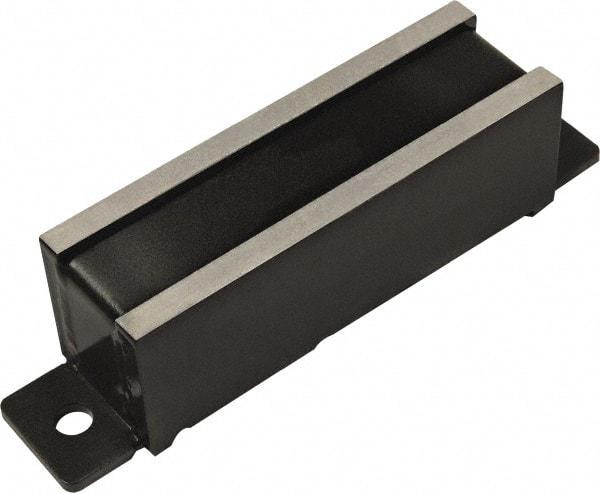 Mag-Mate - 240 Max Pull Force Lb, 5-1/4" Long x 1-1/4" Wide x 1-3/8" Thick, End Mount, Ceramic Fixture Magnet - 480°F Max Operating Temp, Grade 8 Ceramic, Steel Housing - Industrial Tool & Supply
