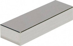 Mag-Mate - 1-1/2" Long x 1-1/2" Wide x 3/16" High, 35 Poles, Rectangular Neodymium Rare Earth Holding Magnet - 31.5 Lb Average & 62.1 Lb Max Pull Force, 180°F Max Operating Temp - Industrial Tool & Supply