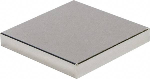 Mag-Mate - 1" Long x 1" Wide x 1/8" High, 24 Poles, Rectangular Neodymium Rare Earth Holding Magnet - 20 Lb Average & 39.8 Lb Max Pull Force, 180°F Max Operating Temp - Industrial Tool & Supply