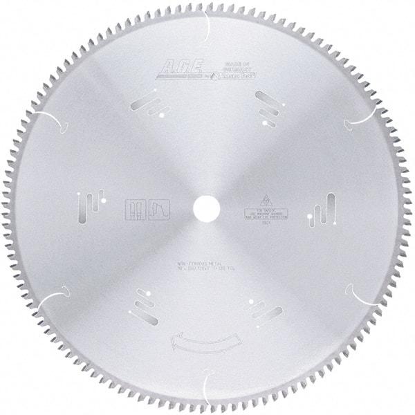 Amana Tool - 18" Diam, 1" Arbor Hole Diam, 120 Tooth Wet & Dry Cut Saw Blade - Carbide-Tipped, Clean Action, Standard Round Arbor - Industrial Tool & Supply