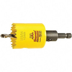 Starrett - 1-11/16" Diam, 2" Cutting Depth, Hole Saw - High Speed Steel Saw, Toothed Edge - Industrial Tool & Supply