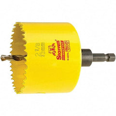 Starrett - 2-7/8" Diam, 2" Cutting Depth, Hole Saw - High Speed Steel Saw, Toothed Edge - Industrial Tool & Supply