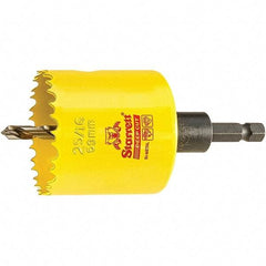 Starrett - 2-5/16" Diam, 2" Cutting Depth, Hole Saw - High Speed Steel Saw, Toothed Edge - Industrial Tool & Supply