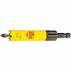 Starrett - 3/4" Diam, 2" Cutting Depth, Hole Saw - High Speed Steel Saw, Toothed Edge - Industrial Tool & Supply