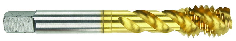 1-3/4-5 Dia. - Â GH7 - 6 FL - Premium HSS - TiN - Semi Bottoming Oversize +.0035 Shear Tap - Industrial Tool & Supply