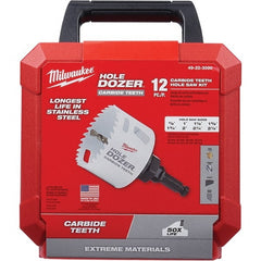 Milwaukee Tool - Hole Saw Kits Minimum Saw Diameter (Inch): 7/8 Maximum Saw Diameter (Inch): 2-1/2 - Industrial Tool & Supply