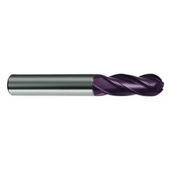 10mm Dia. - 72mm OAL - 30 Helix Firex CBD Ball Nose EM - 4 FL - Industrial Tool & Supply
