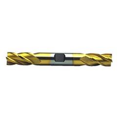 3/4" Dia. - 5-5/8" OAL - TiN HSS - Center Cut DE EM-4 FL - Industrial Tool & Supply