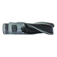 2-1/2" Dia. - 9-5/8" OAL - Uncoated HSS - HD SE EM - 3 FL - Industrial Tool & Supply