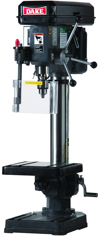 15" Bench Model Variable Speed Drill Press - TB-16V- 5/8" Drill Capacity, 1/2HP, 110V 1PH Motor - Industrial Tool & Supply