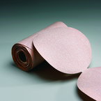 6'' x No Hole - 220 Grit - Aluminum Oxide - DriLube Premier Red Resin Paper Sanding Disc - Industrial Tool & Supply