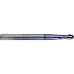 5.0 X 8 X 10 X 110 R2.5 2Fl H-30 Taper Neck Ball X-Power Metric - Industrial Tool & Supply