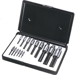11 Pc. 1/8″–1″ Tap Extractor Set - Exact Industrial Supply