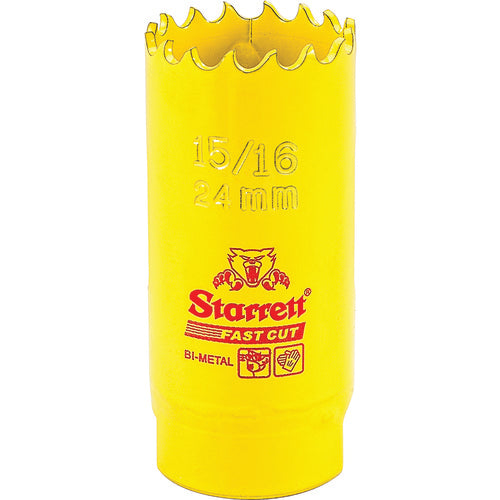 15/16 HSS Fast Cut Hole Saw - Starrett - Industrial Tool & Supply