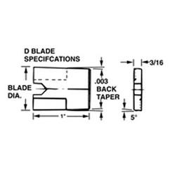 #DX20 - 2 For use with 3/16'' Thick Blades - Multi-Tool Auxiliary Pilot - Industrial Tool & Supply