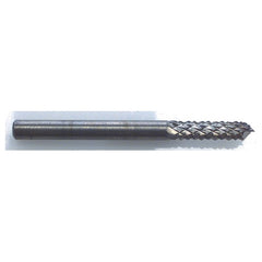 3/16″ Diameter–3/16″ Shank; 2″ Overall Length; Fishtail Point - Carbide Router Bit - Industrial Tool & Supply