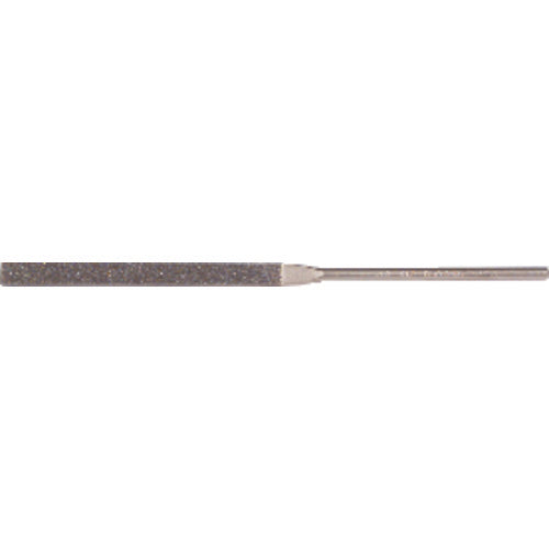 Quality Import Diamond Needle File - 3″ Diamond Length-5-1/2″ Overal Length-100 Grit - Equalling - Industrial Tool & Supply