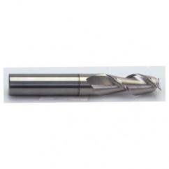 3mm Dia. - 57mm OAL - -Uncoat CBD - 45° Helix HP End Mill - 5 FL - Industrial Tool & Supply