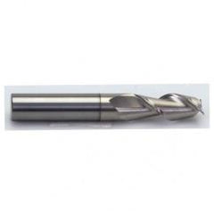3mm Dia. - 57mm OAL - -Uncoat CBD  - 45° Helix HP End Mill - 5 FL - Industrial Tool & Supply