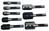 8 Pc. R8 End Mill Holder Set - 3/16 thru 1-1/4 Hole Dia - Industrial Tool & Supply