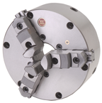 15" Zero Set; 3 Jaw; Scroll Chuck; Top Rev Jaw; Flatback - Industrial Tool & Supply