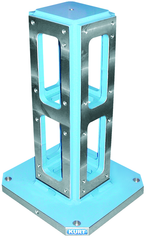 4 Face Modular Toolblox; 400mm base Size-245lbs. - Industrial Tool & Supply