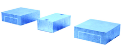 #HDLM4ALJAW - 4" Hard Aluminum Jaw Kit - Industrial Tool & Supply