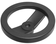 70920, 4" Inch 2 spoke Aluminum Powder Coated Hand Wheel with .375 bore - Industrial Tool & Supply