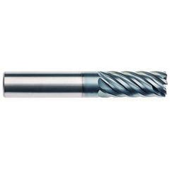 6mm x 6mm x 18mm x 63mm x 7 Flute  0,5mmR 3xD Pow-R-Path Mill AlCRNX Coated-Series IPT7-CR - Industrial Tool & Supply