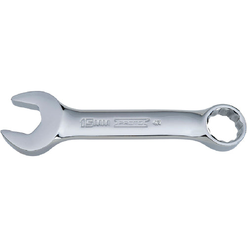 Proto Full Polish Metric Short Combination Wrench 15 mm - 12 Point - Industrial Tool & Supply