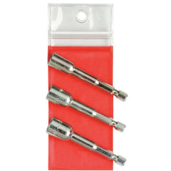 Proto 3 Piece Nut Setter Set - 1/4″ Hex Shank - Industrial Tool & Supply